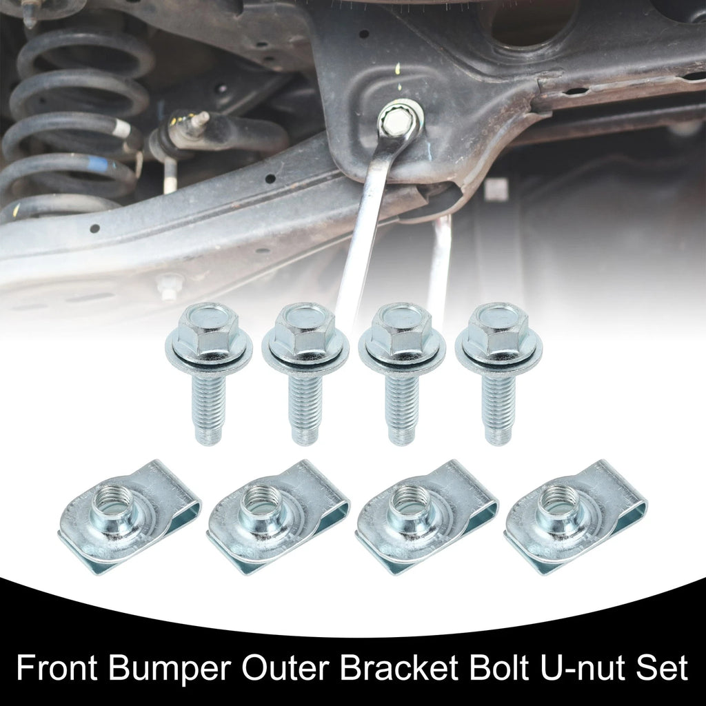 Set of 2 Front Bumper Outer Bracket U-nuts No. 11516845 for Ford F250 (2011–2016)