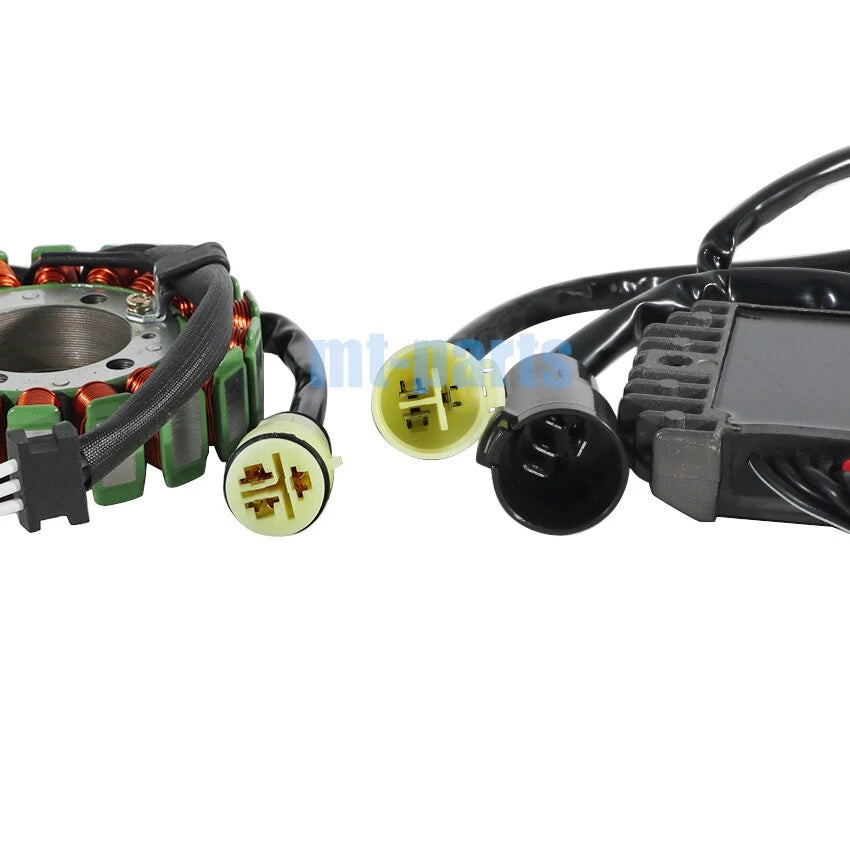 Stator Coil + Regulator Rectifier + Gasket for Kawasaki ZX600 Ninja ZX-6RR (2003–2004)