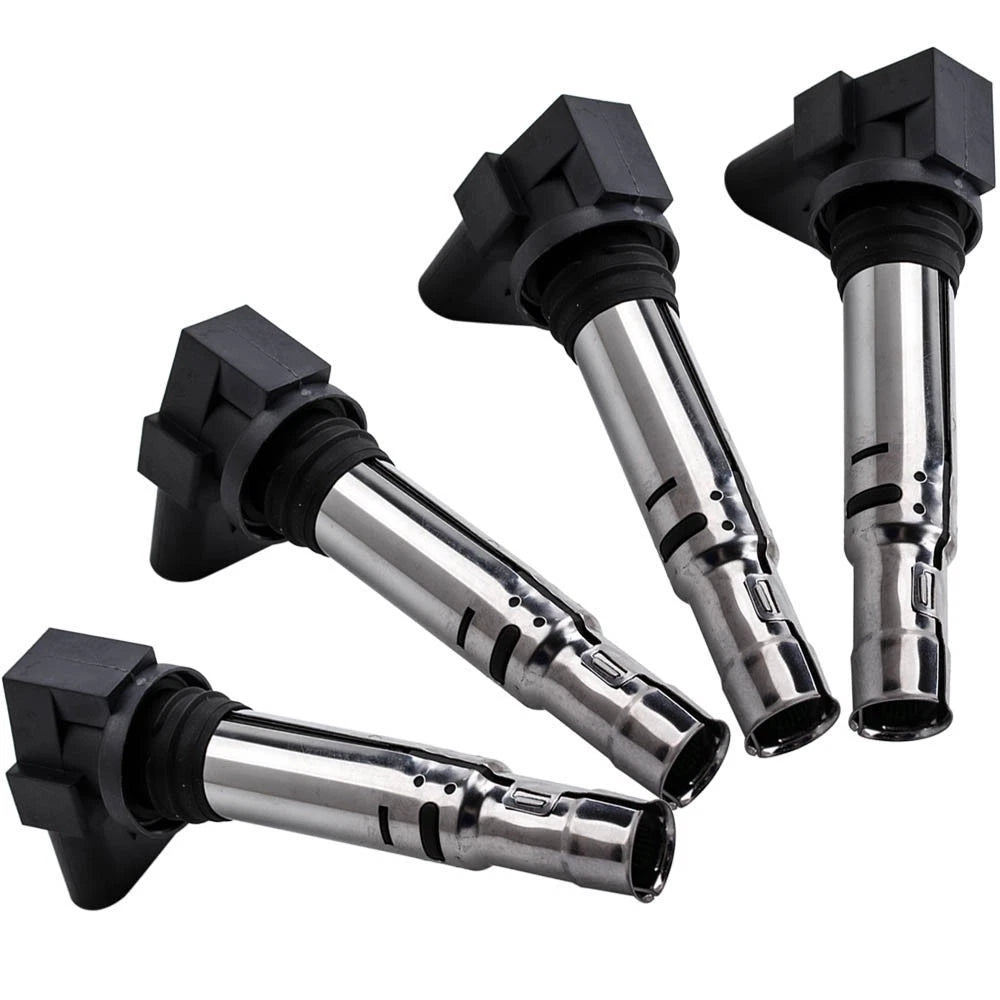 Set of 4 Ignition Coils for VW Golf Plus (2005–2014) & Bora (1999–2005)