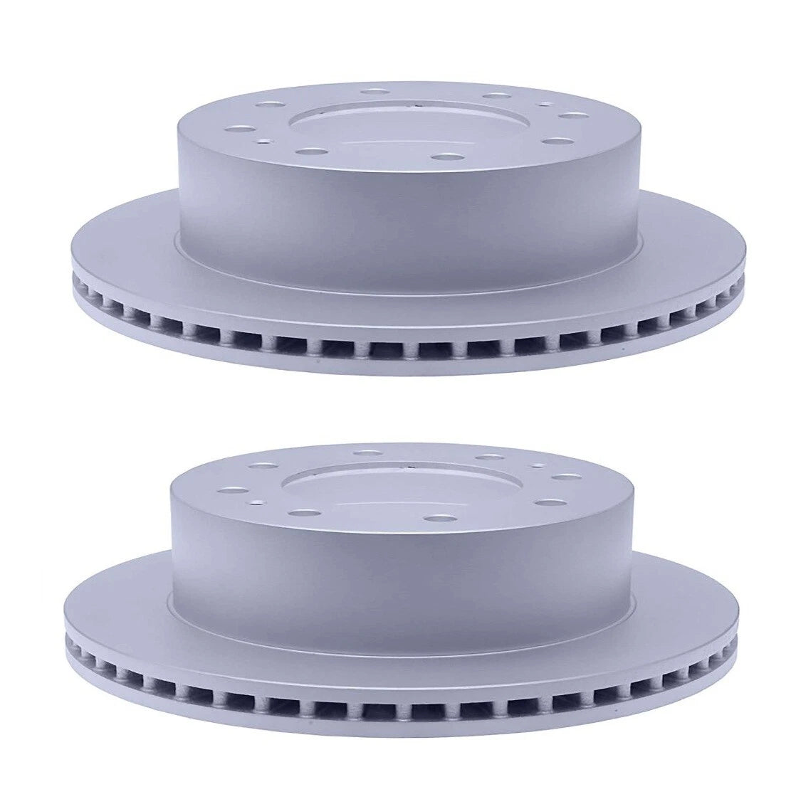Set of 2 Rear Vented Disc Brake Rotors for GMC Sierra 2500 HD (2001–2023)
