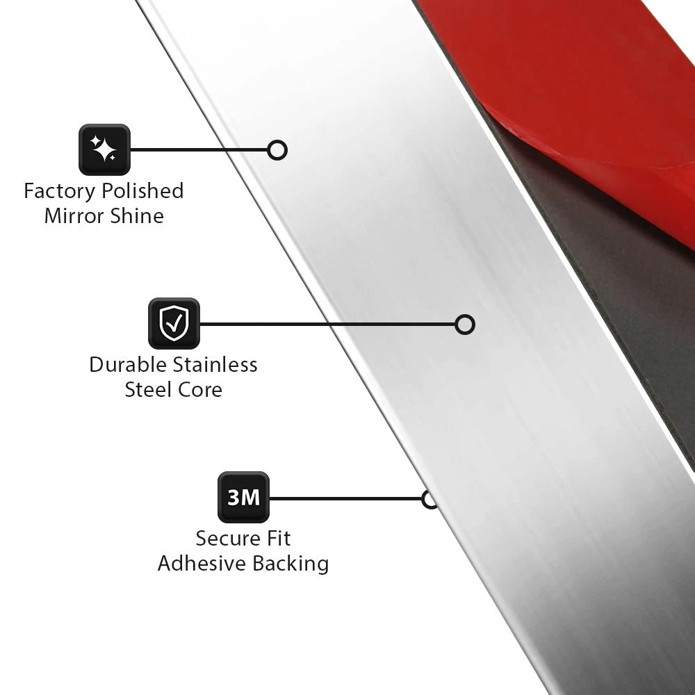 Luxury FX Polished Pillar Post Trim Kit for Buick Envista (2024–2025)