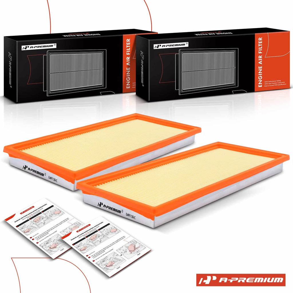 2X Engine Air Filter for Subaru Outback Forester (2000–2004)