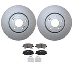 Front Brake Kit with 300mm Rotors & TRW Pro Ceramic Pads for Kia Frote