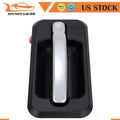 Chrome & Black Exterior Outside Rear Left Door Handle for Hummer H2 (2003–2009)