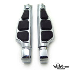 Chrome Flat Wing Footpegs for Yamaha V-Star 1000 650 Royal Star V-Max Virago (1999–2023)