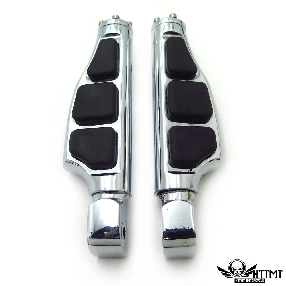 Chrome Flat Wing Footpegs for Yamaha V-Star 1000 650 Royal Star V-Max Virago (1999–2023)