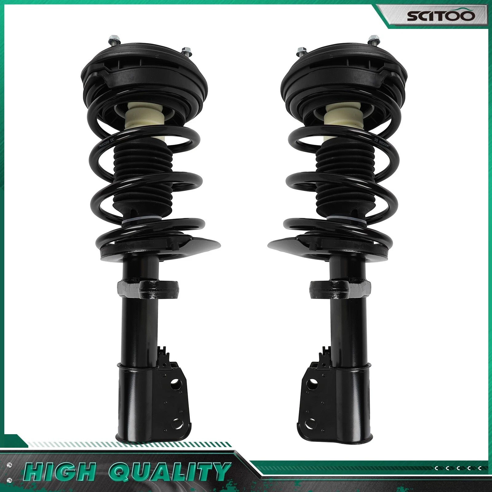 Front Complete Struts w/Coil Springs for Chrysler 300M Intrepid (1999–2004)