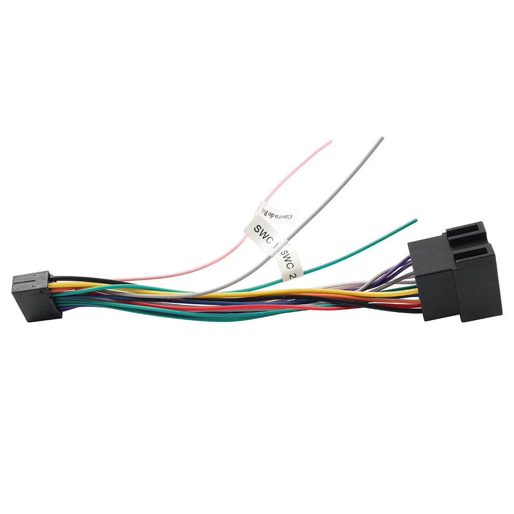 16 Pin ISO Wiring Harness Connector Adapter for Android Car Stereo