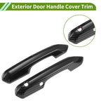 Set of 1 Exterior Door Handle Cover Trim for Ford Mustang (Carbon Fiber)