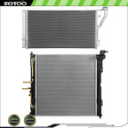 Radiator and A/C Condenser Kit for Kia Optima (2015)