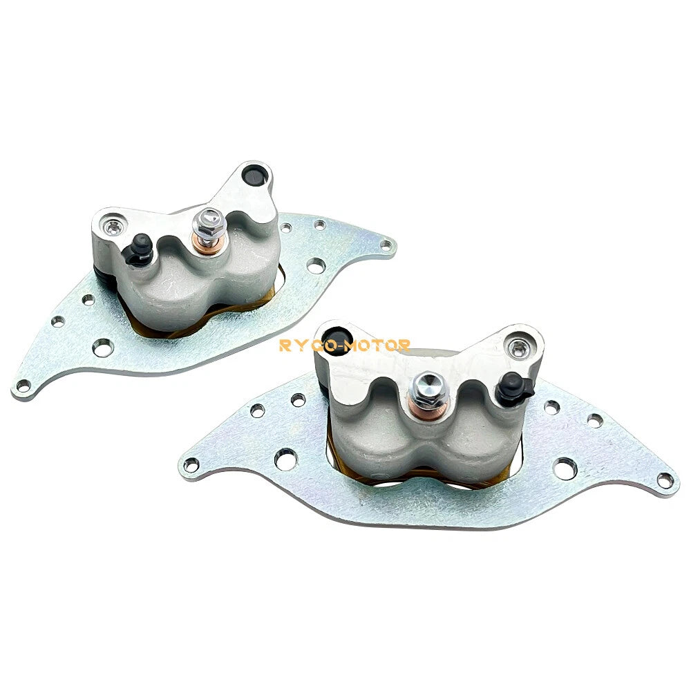 Set of 2 Front Brake Calipers & Pads for Polaris RZR 900 1000 (2015–2022)