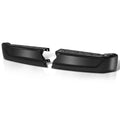 Rear Bumper End Cap for Ford F-150 (2021–2024) Primed Black Steel w/o Sensor Holes