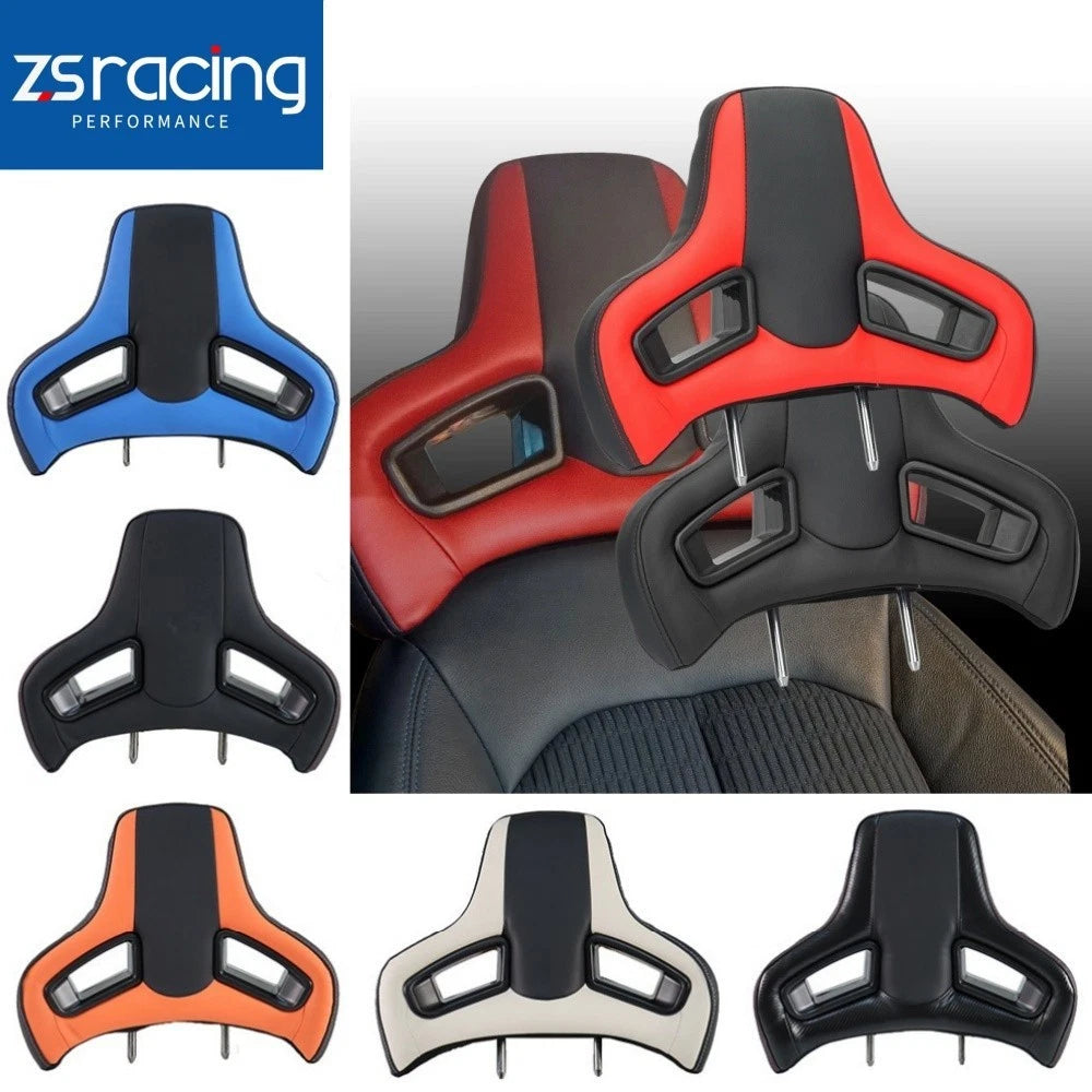 Car Seat Headrests for Racing Sports Seats (PVC)