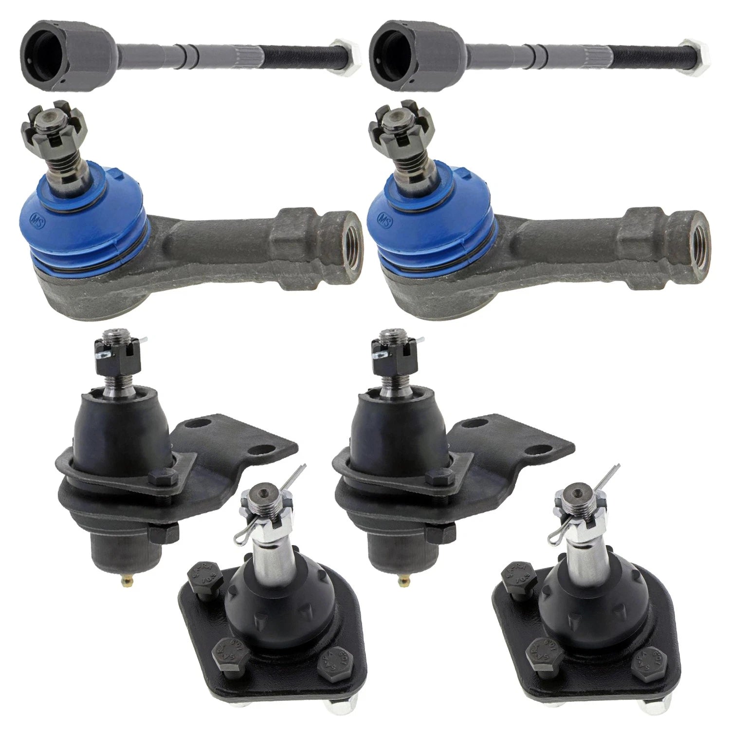 8PC Tie Rod Ends & Ball Joint Kit for Ford Mustang II (1975–1976)