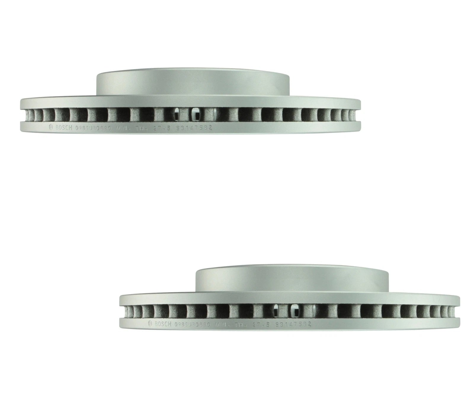 Set of 2 Bosch Front 325mm Brake Rotors for Acadia Outlook Traverse Enclave
