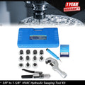 Swaging Tool Kit for Copper Tubing (3/8" to 1-5/8")