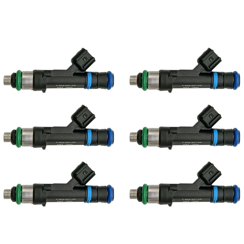 Set of 6 Fuel Injectors for Jeep Dodge Mitsubishi 3.7L (2004–2012)