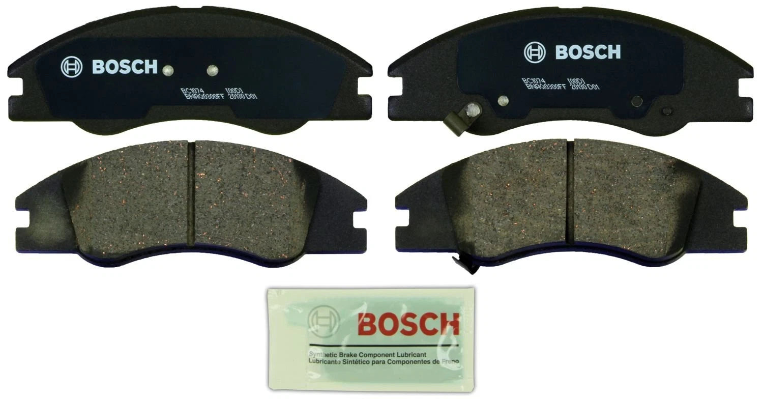 Bosch QuietCast Ceramic Brake Pads with Hardware for