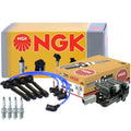 NGK DIS Ignition Coil Wires & 4 Spark Plugs Kit for Hyundai Kia 2.0 L4