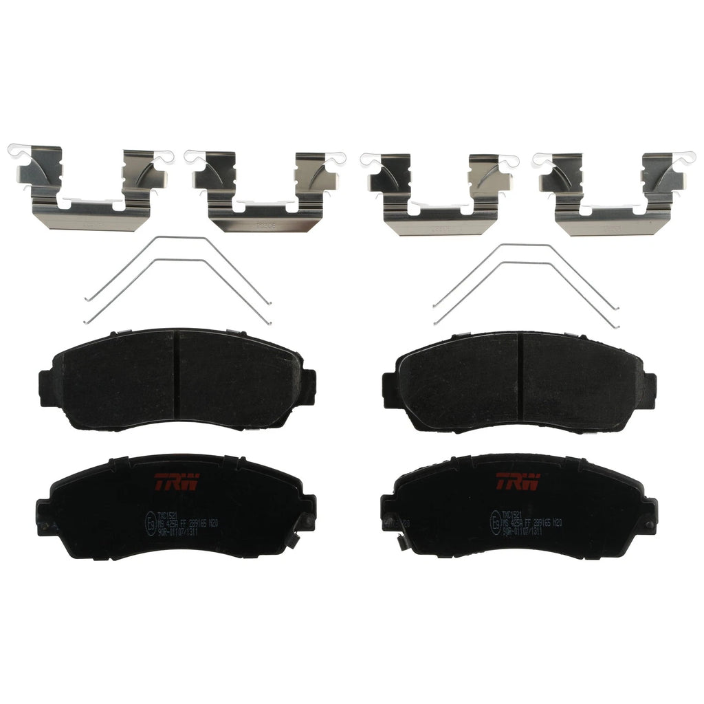 Set of 4 Disc Brake Pads for Honda CR-V (2012–2016)