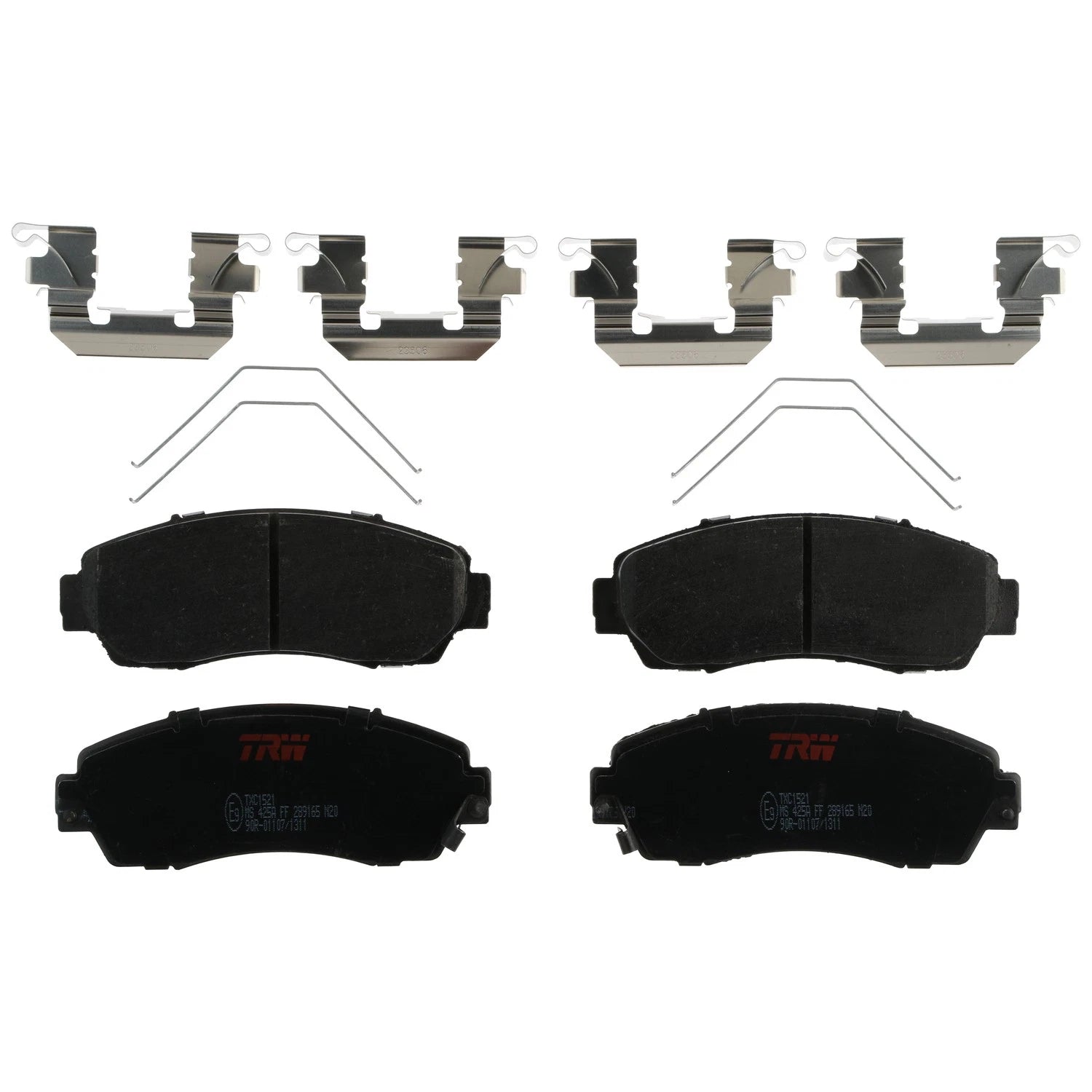 Set of 4 Disc Brake Pads for Honda CR-V (2012–2016)