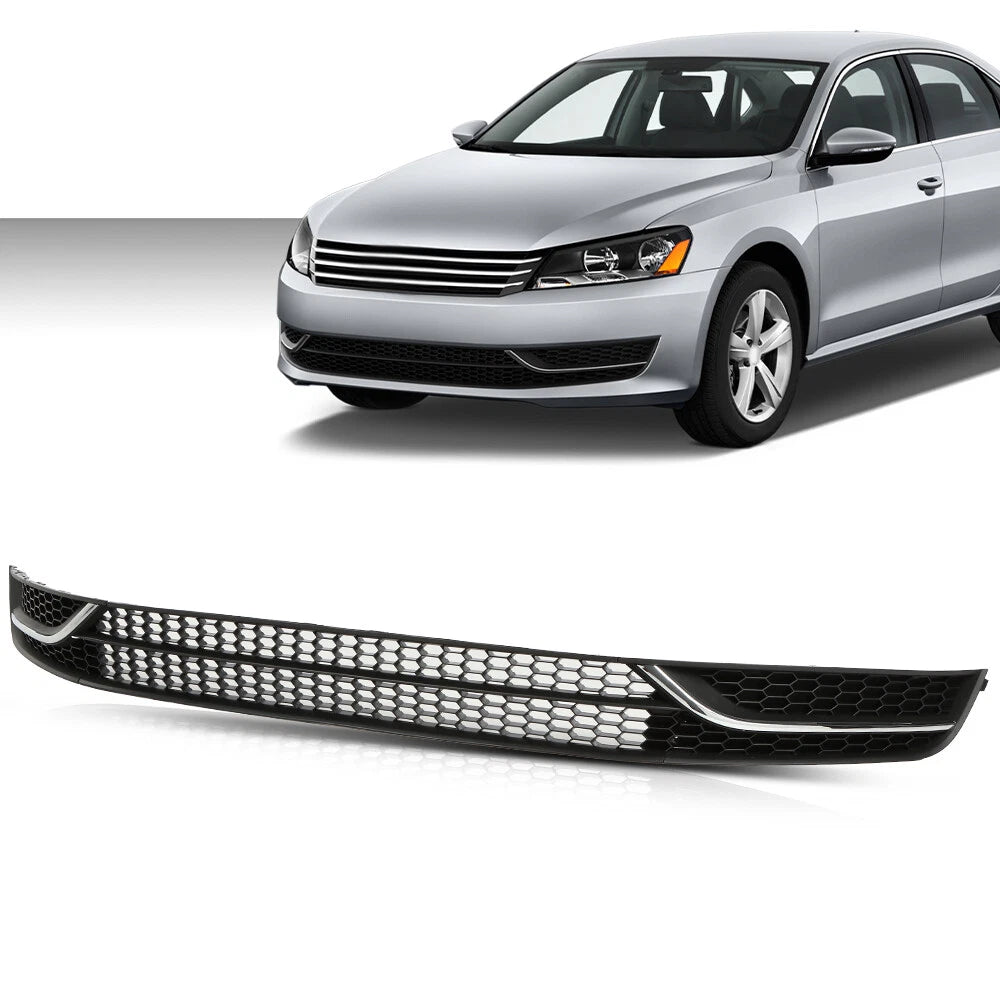 Front Bumper Lower Grille Fog Light Cover for VW Passat (2012–2015)