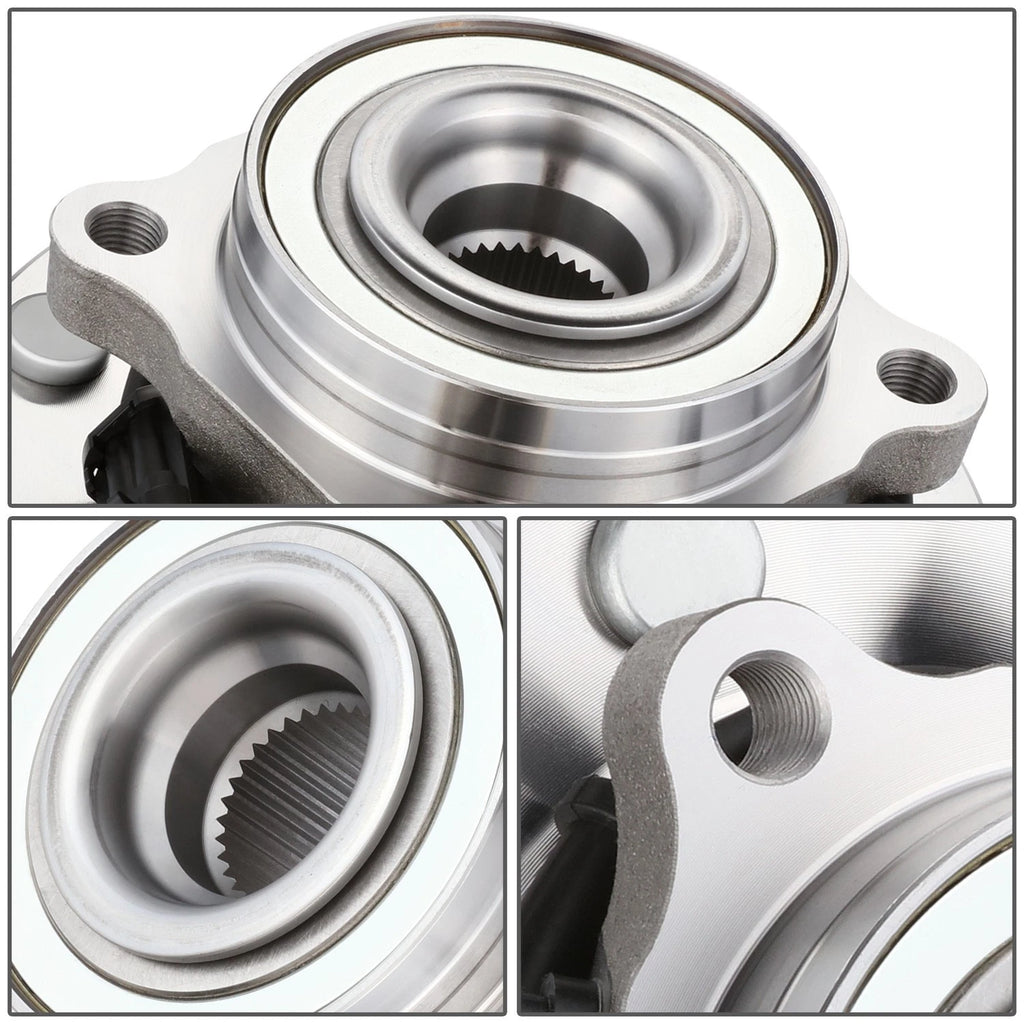Front Wheel Hub Bearing Kit w/ABS Sensor for Silverado Sierra 3500 (2001–2006)