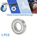 6207ZZ Deep Groove Ball Bearing for Scooter Skateboard Wheel (35x72x17mm)