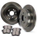 Rear Brake Rotors + Ceramic Pads for Acura RDX (2007–2012)