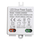 24V 12W LED Power Supply Adapter for Strip Lights and Displays (No Years)