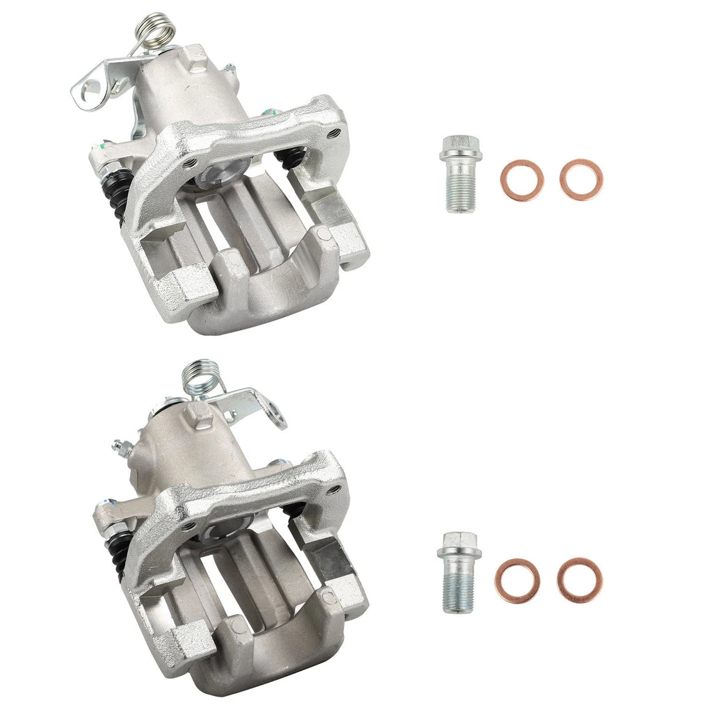 Set of 2 Rear Brake Calipers for Volkswagen Golf, Jetta (2002–2005)