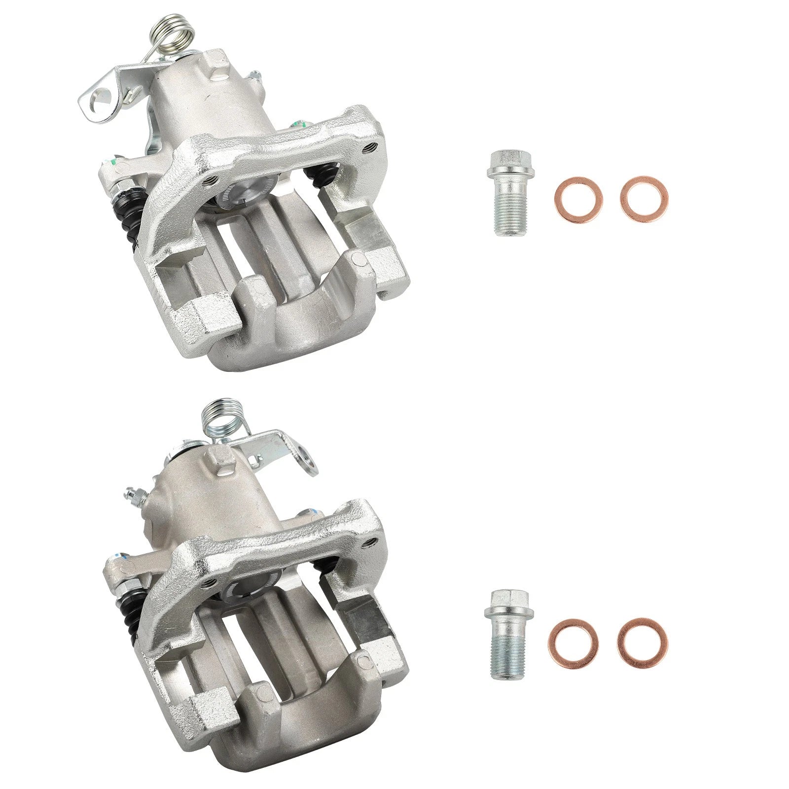 Set of 2 Rear Brake Calipers for Volkswagen Golf, Jetta (2002–2005)