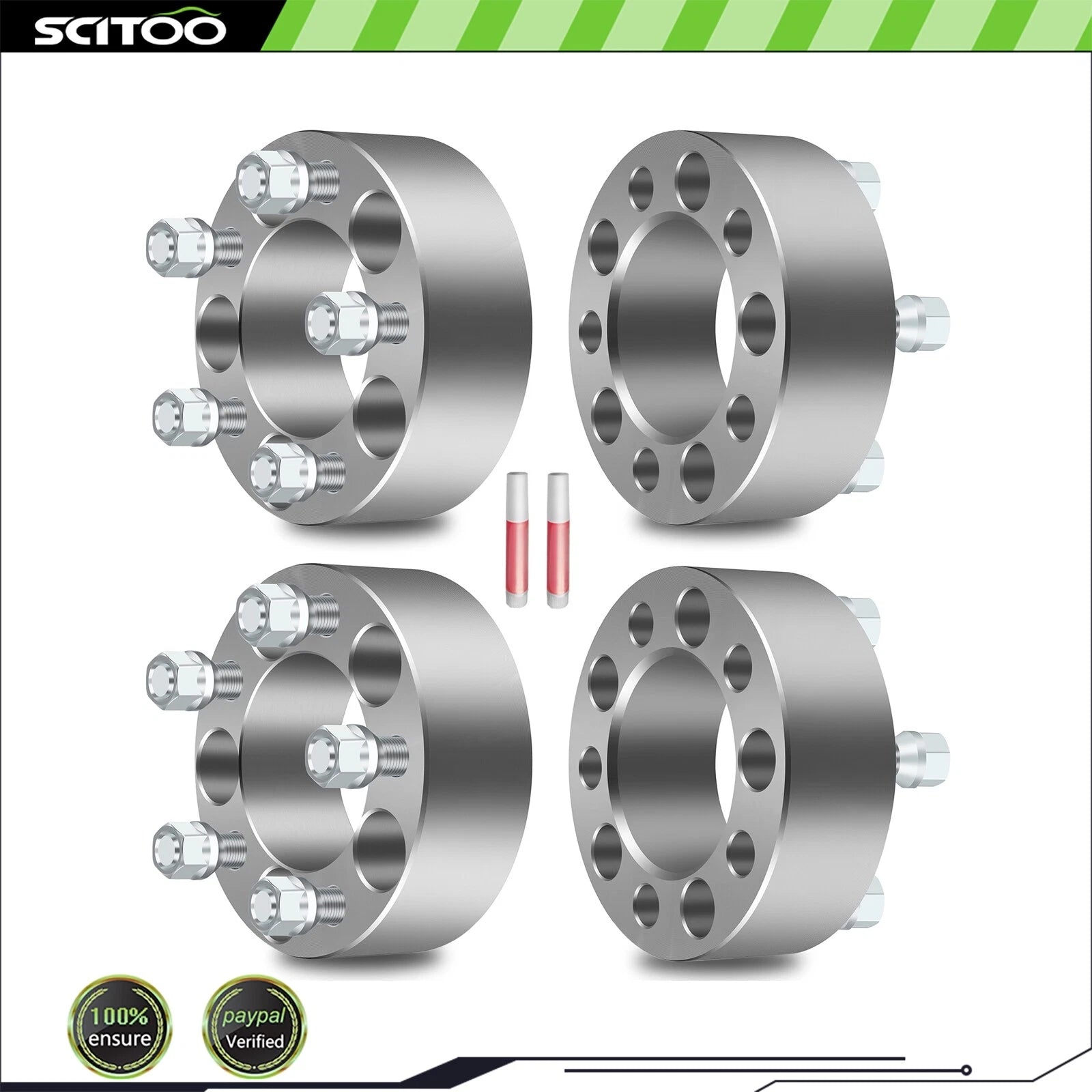 4X 2" Wheel Spacers 5x4.5 1/2"-20 for Ford Explorer Ranger (1991–2010)