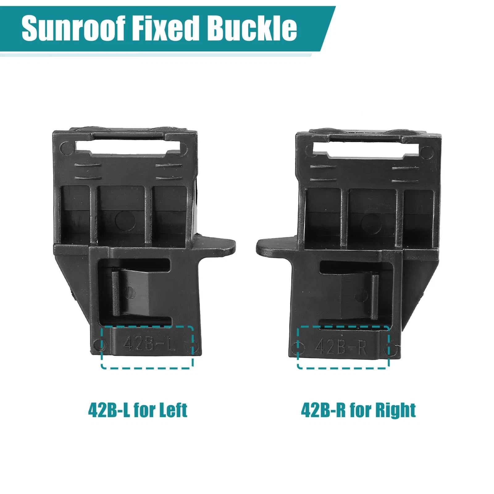 1 Pair Sunroof Sun Visor Clips for Honda CR-V (2017–2021) 743151938920