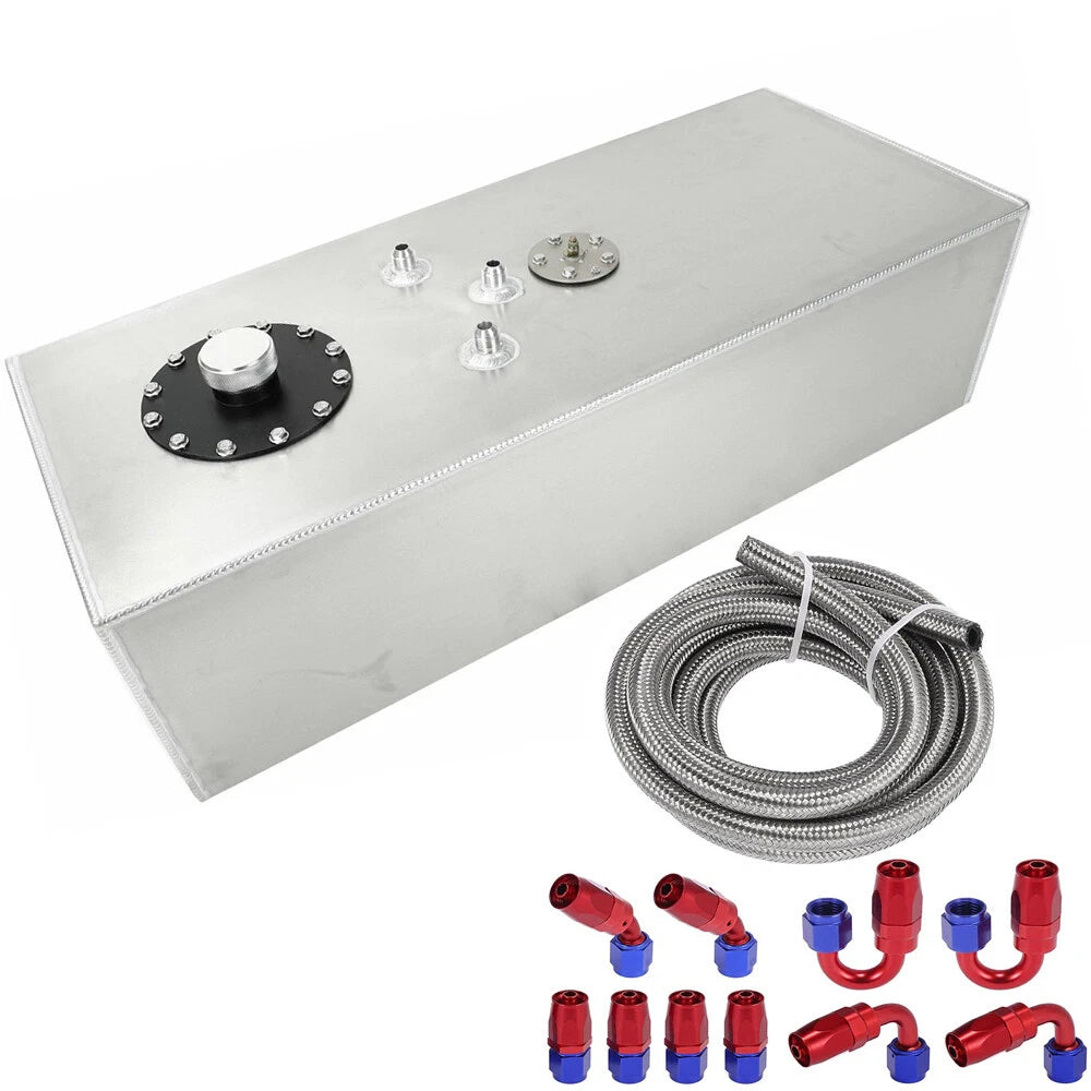 15 Gallon Aluminum Fuel Cell Gas Tank for Universal Applications (60L)