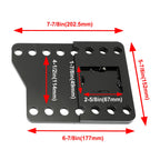 Mount Drop Brackets for Universal Snowplow (Steel Lift Extension)
