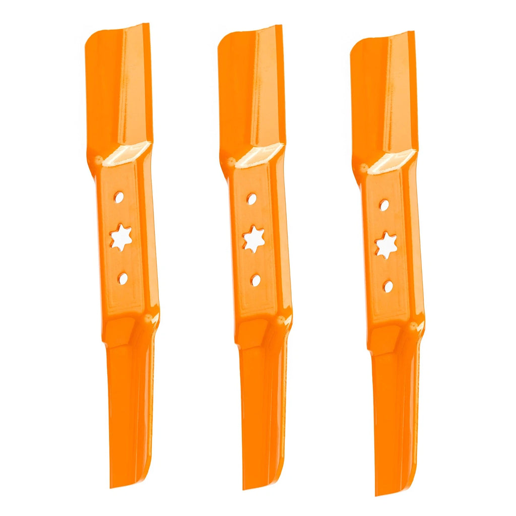 3PCS Blades for RZT Mower S50 XT1 GT50 LT50 XT2 (50 Inch Deck) 742-05052A