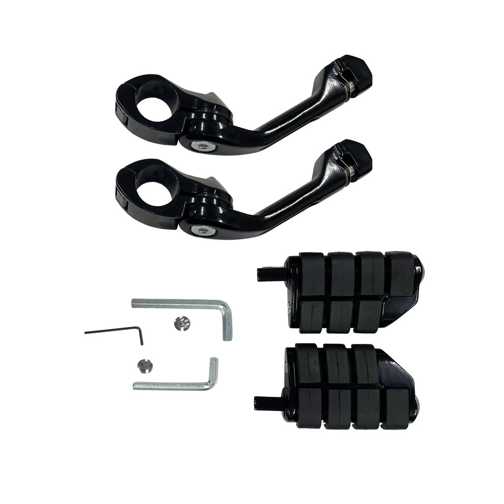 1-1/4" Engine Guard Foot Pegs for Harley Touring