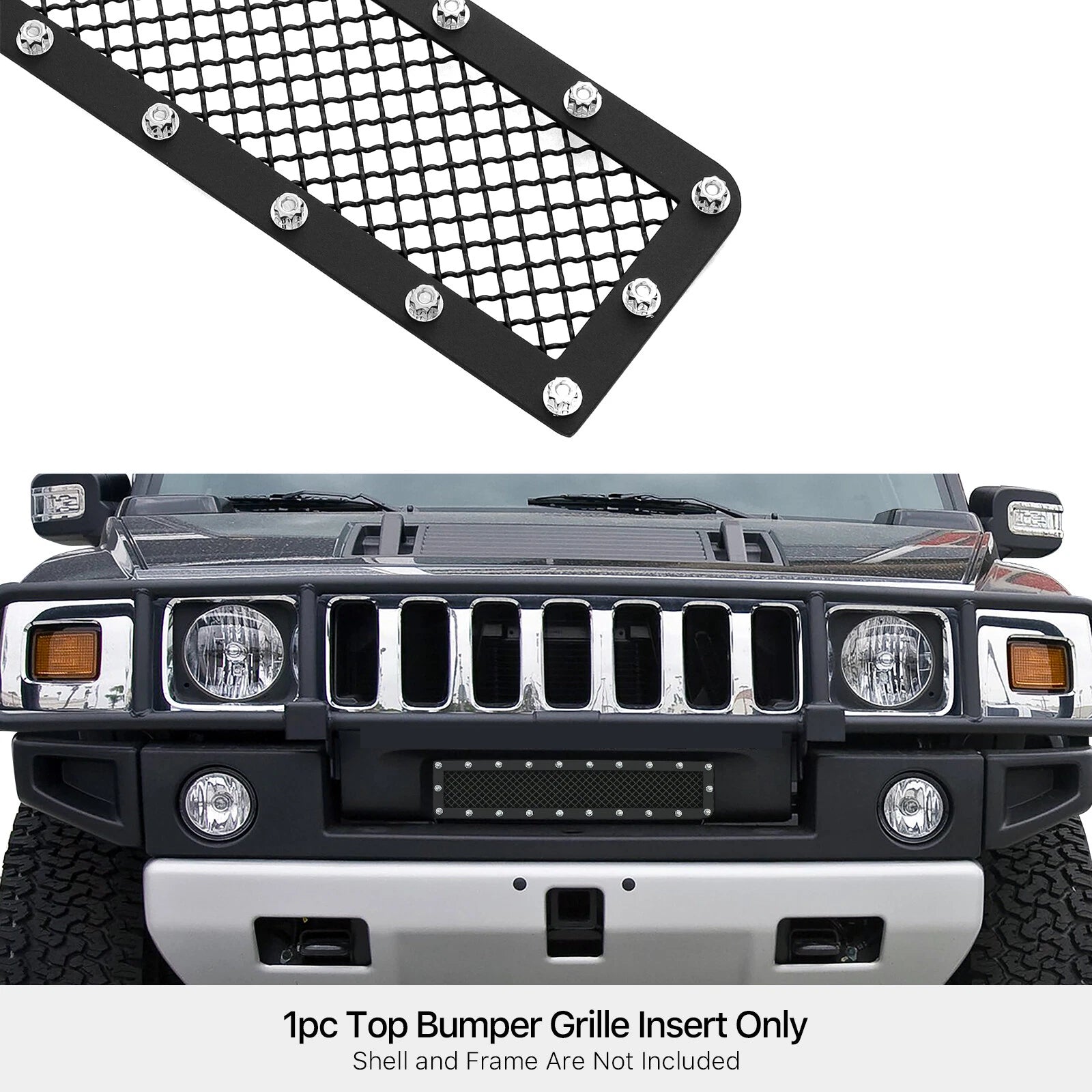 Stainless Steel Grille Rivet Studs for Hummer H2 (2003-2007)