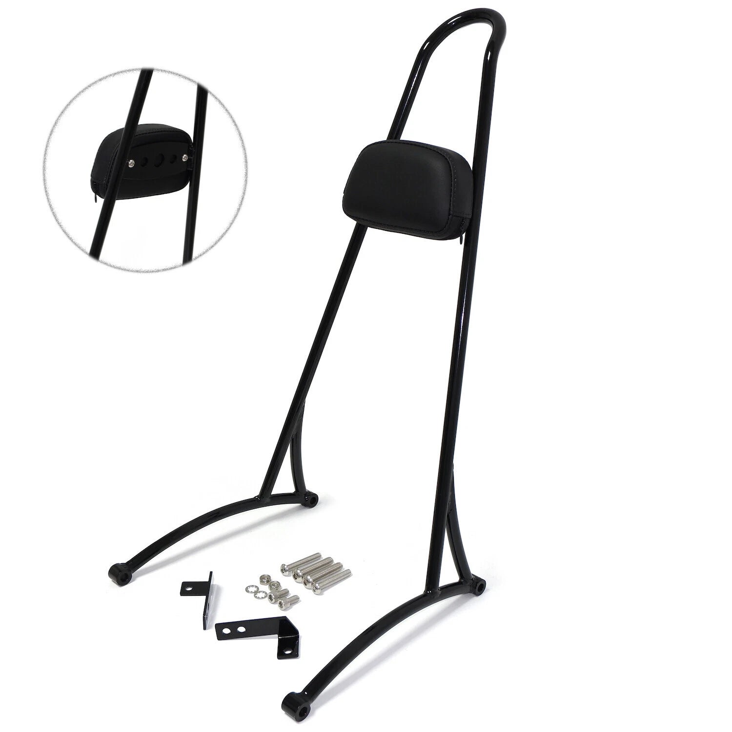 20" Passenger Backrest Sissy Bar for Harley Dyna FXD (2006–2017)