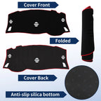 Dash Cover for Nissan Elgrand E52 (2010–2016) Black with Red Edge