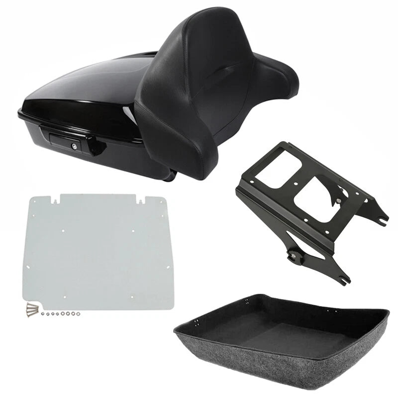 Chopped Trunk Backrest Mount Plate for Harley Touring (2009–2013)