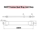 Limit Straps for Hot Racing Suspension (24" 10000lb)