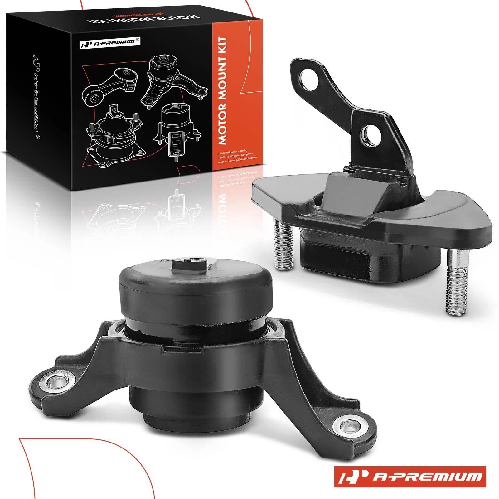 2X Upper & Lower Transmission Mount for Honda Accord (2008–2012) Acura TSX