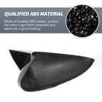 Pair Rearview Mirror Cover Overlay Gloss Black for Ford Mondeo Fusion (2013–2020)