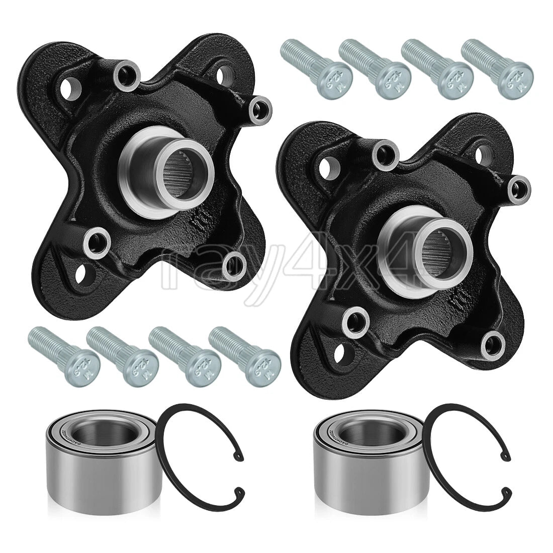 2X Front/Rear Wheel Hub & Bearings for Polaris General 4 1000 (2017–2022, 2025)