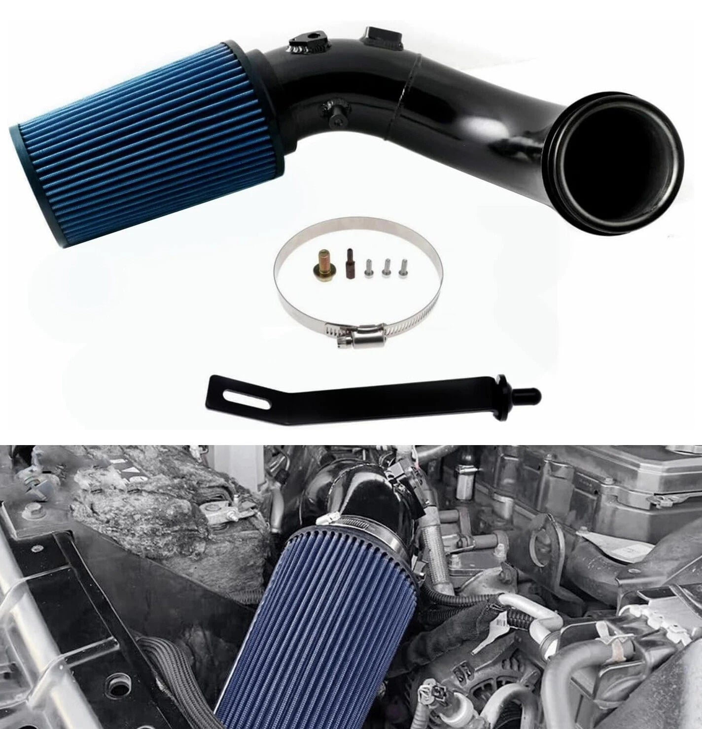 Cold Air Intake Kit w/Filter for Dodge Ram 3500 6.7L Cummins (2007.5–2012)