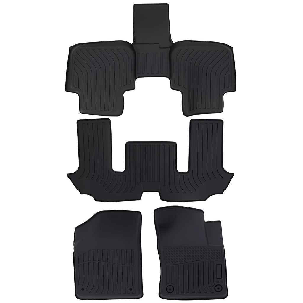 Set of 4 All-Weather Carpet Floor Mats for Volkswagen Atlas (2018–2025)
