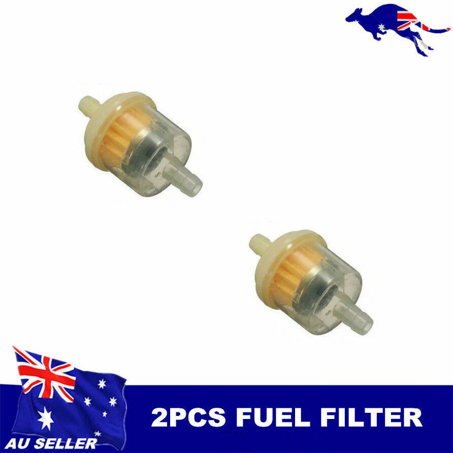 2X Gas Fuel Filter for Moped Scooter ATV Quad Mini Dirt Bike (SNOWMOBILE)