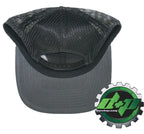 Cummins Trucker Hat for Trucks (Charcoal Gray/Black Mesh)